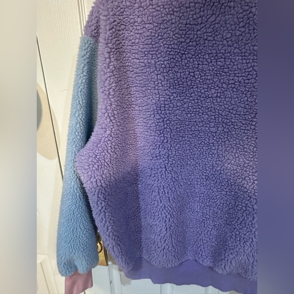 Lazy Oaf Pastel Panel Color Block Fleece Size M - Picture 9 of 9